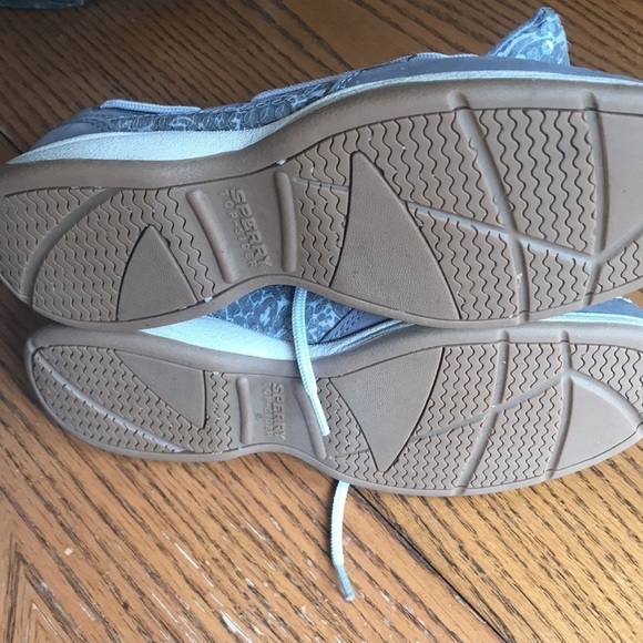 sperry Gray Boat Shoes 7 - Picture 6 of 8